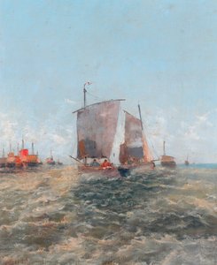 Utenfor den nederlandske kysten, 1896